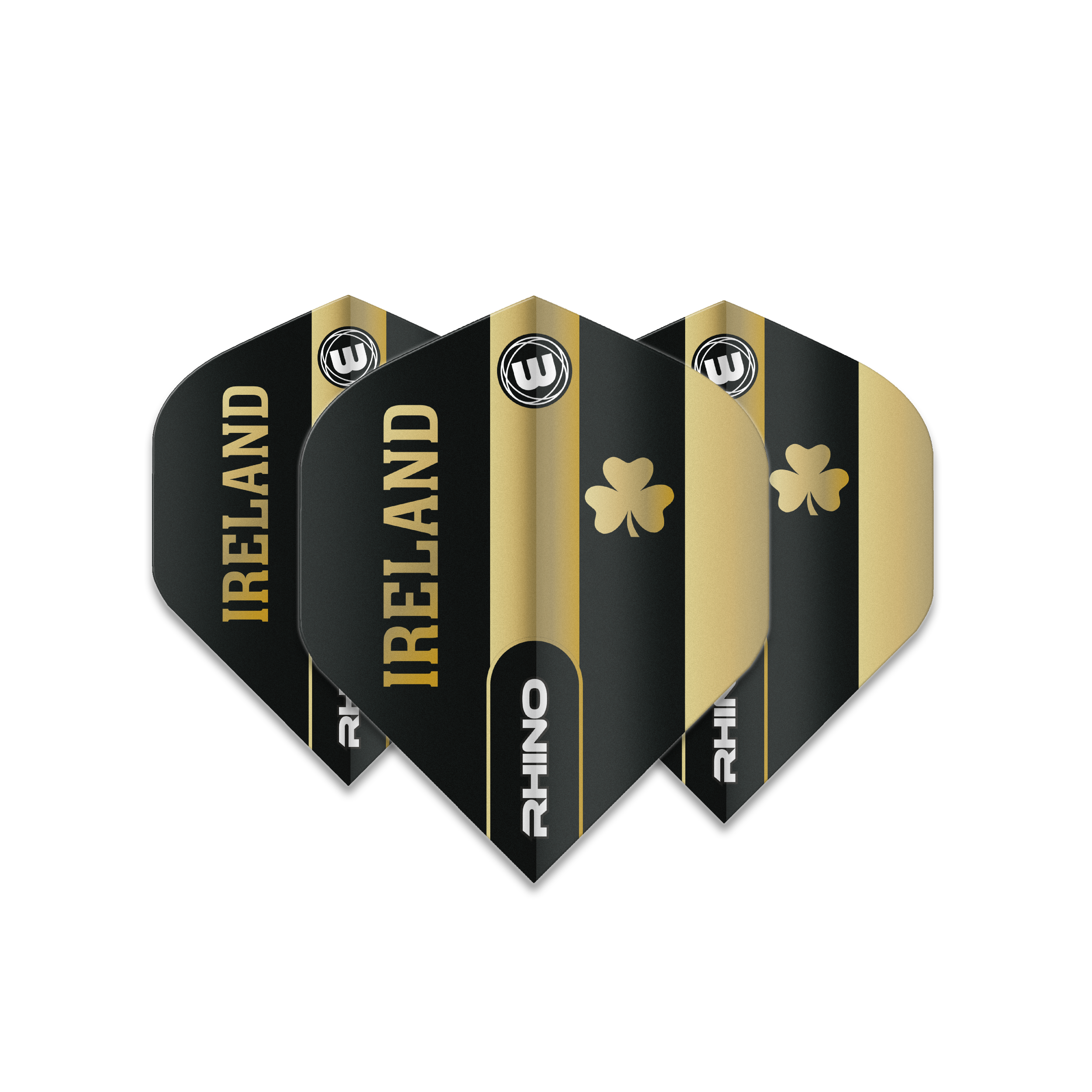 Click here to learn more about the Winmau Rhino Extra Thick Standard Ireland Flag Black & Gold Flights.